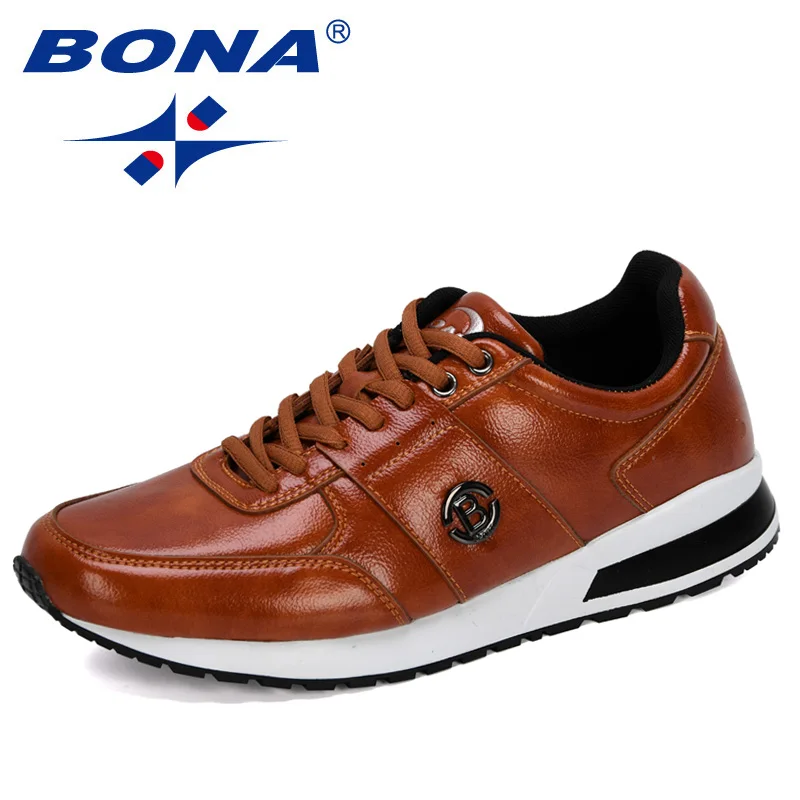 Мужская повседневная обувь BONA легкая Уличная 2020 для отдыха мужская лоферы | Обувь