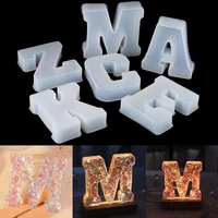 6 29inches large letter mold a to z silicone alphabet mould epoxy resin mold for diy resin craft party wedding home decoration