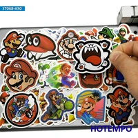 50pcs cartoon super hero bro adventure game style decal stickers pack toy for diy phone laptop luggage skateboard anime sticker