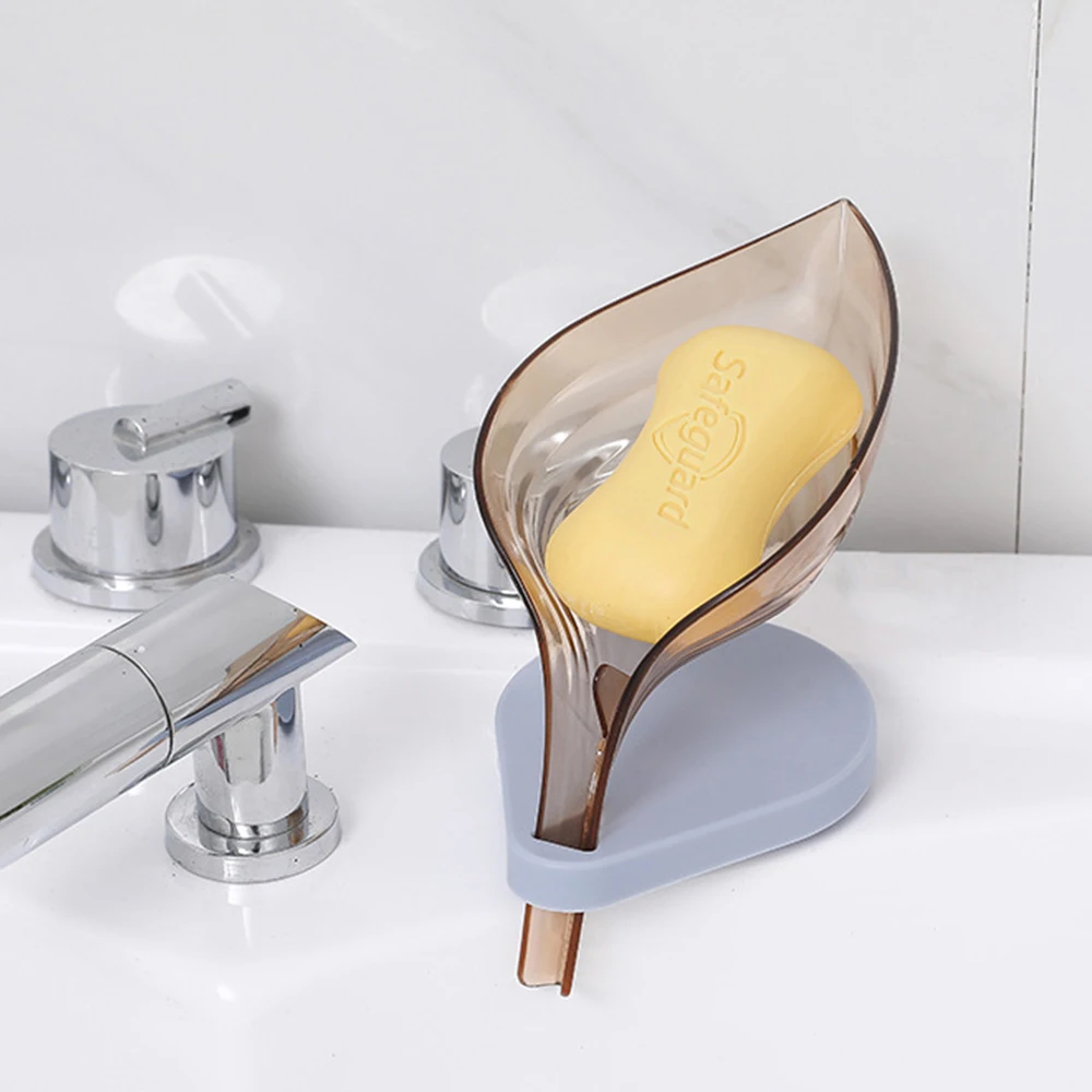 

Leafology Decorative Drainage Soap Holder Dish Storage Plate Tray Bathroom Soap Holder Case Bathroom Supplies Bathroom Gadgets 2