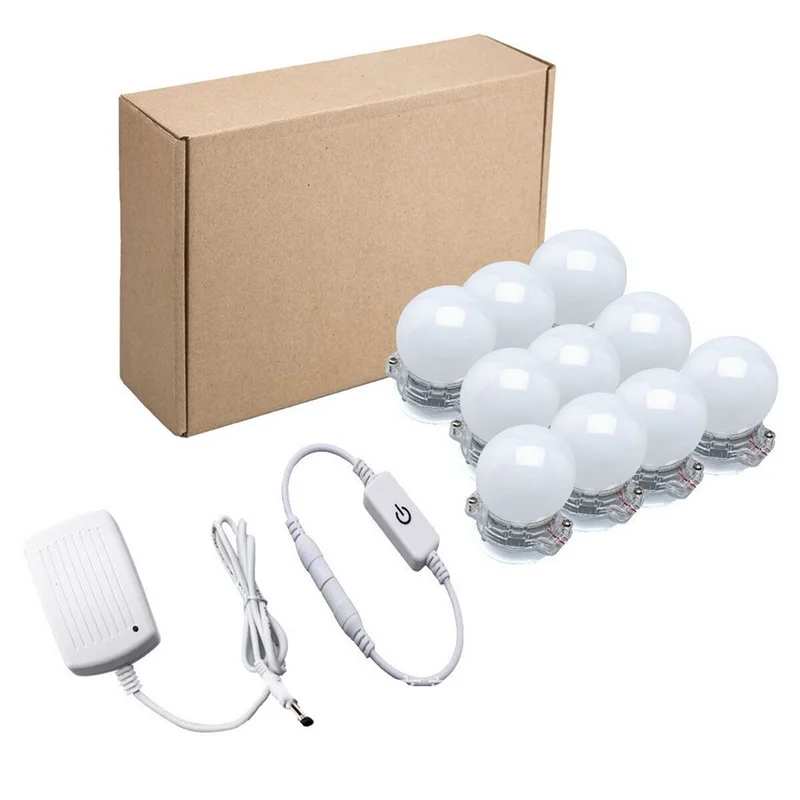 10 шт./компл. Голливуд светодиодных номерного знака светильник s зеркальный