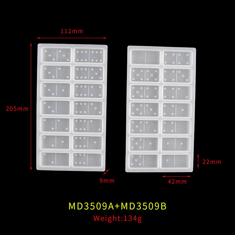 

DIY Dominos Silicone Epoxy Resin Mould Cake Mold Fondant Molds Cake Decorating Tools Chocolate Soap