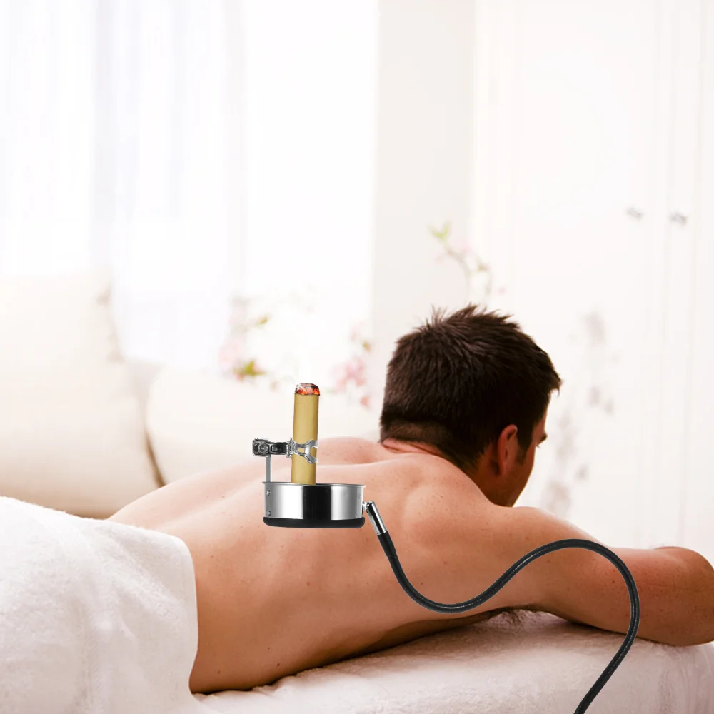 

1 Set of Moxa Rolls Clip Practical Moxibustion Holder Moxa Stick Fixing Tool