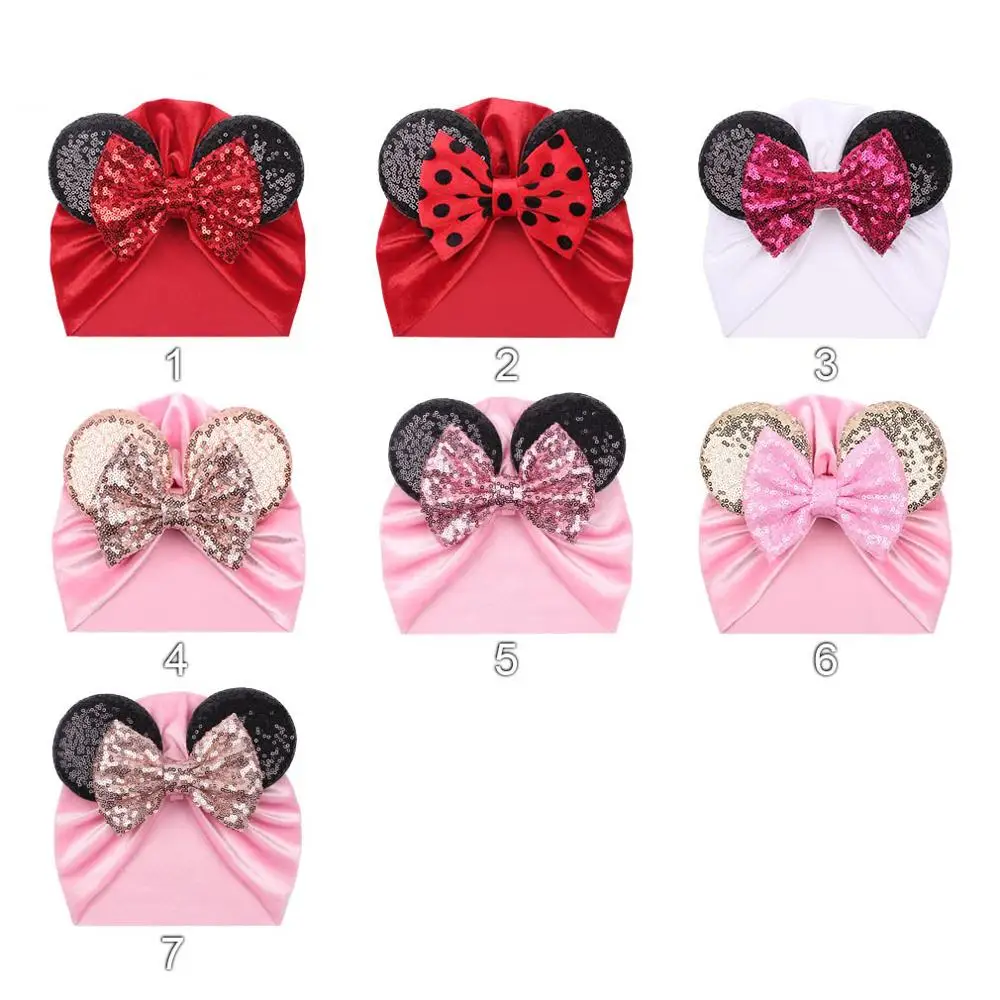 1 шт. большой узел банты для волос ободок крышки детская чалма шикарные зимние