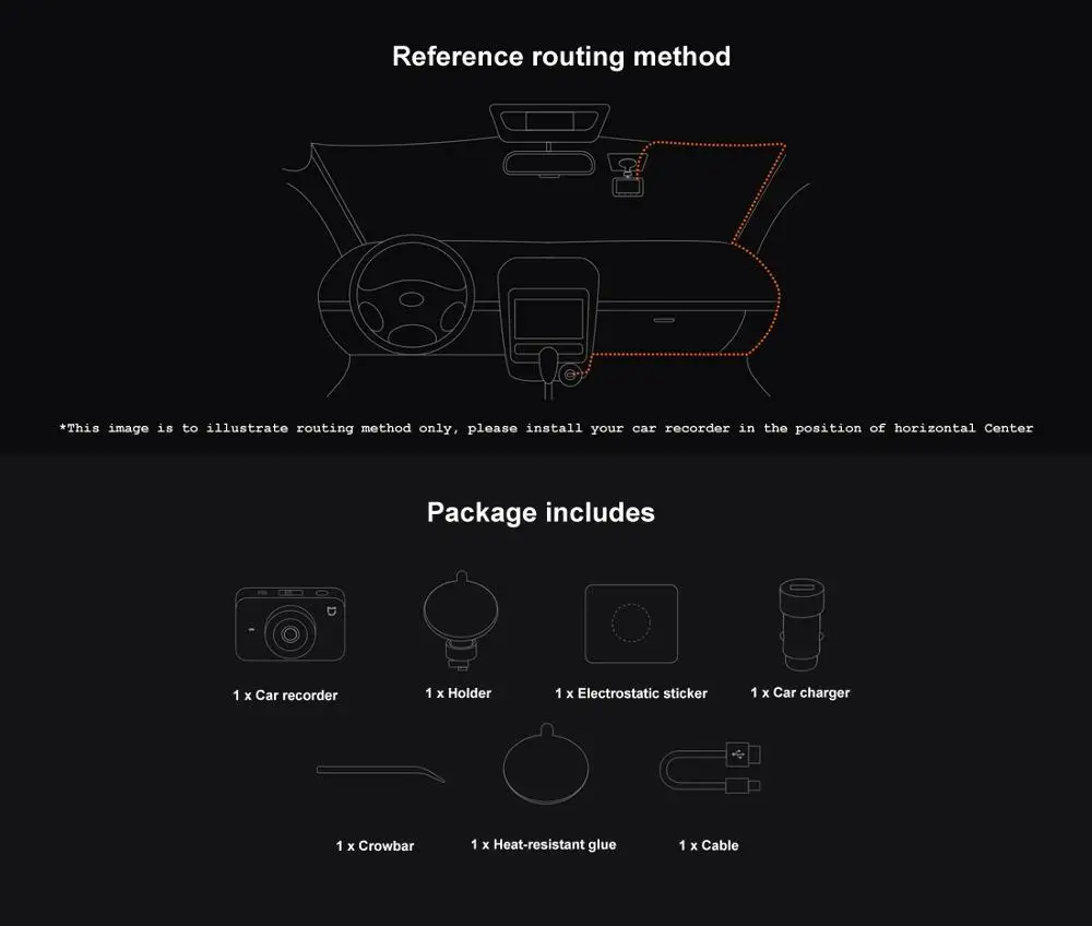 2019 Xiaomi Mi Dash Cam глобальная Версия 1080P 3 0 дюймов TFT экран Автомобильная магнитола 160