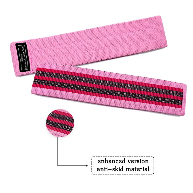 

3 pcs hip training fabric resistance bands booty band set gym equipment workout elastic rubber band for yoga sports fitness
