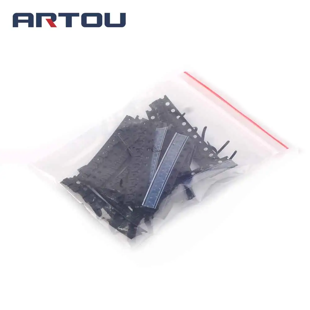 SMD транзисторный набор, 15Values* 10 шт. = 150 шт., S9012 S9014 S8050 BAV99 MMBT3904 MMBT3906 MMBT4401 MMBT4403
