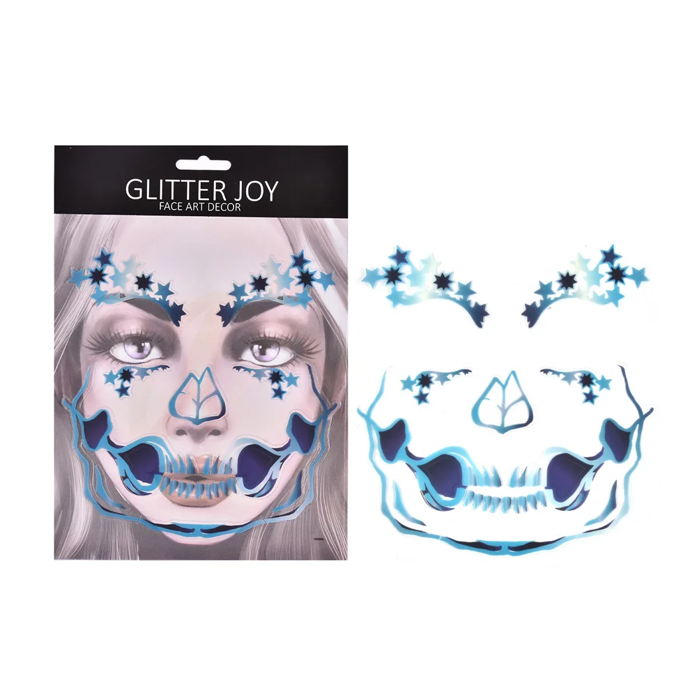 Новинка 2021 стикер для макияжа лица на выпускной глаз временная татуировка