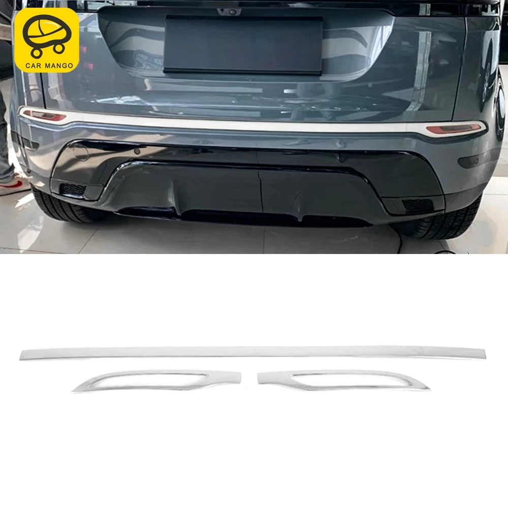 

CarMango for Range Rover Evoque 2018-2021 Auto Car Accessories Rear Fog Light Trim Cover Frame Sticker Exterior Chrome Mouldings