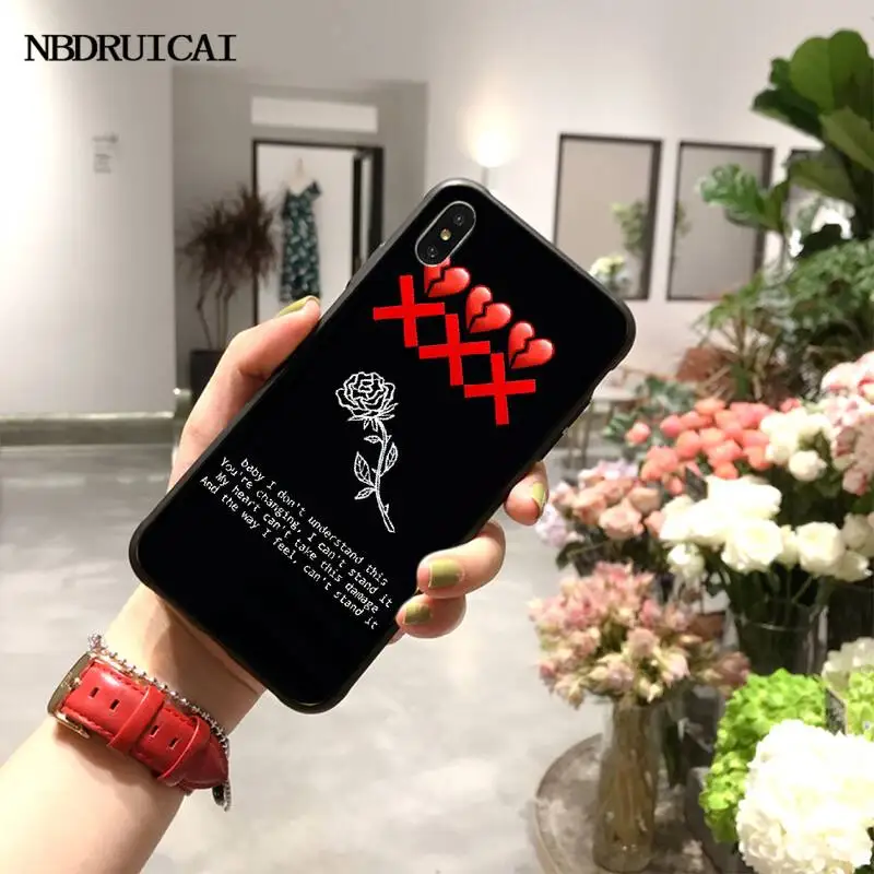 Чехол PENGHUWAN XXXTENTACION черный мягкий чехол для телефона iPhone 11 pro XS MAX 8 7 6 6S Plus X 5S SE XR
