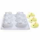 3D на пасхальную тему с изображением кролика торта Формы для Мусса для украшения торта инструменты Diy десерт Кухня формочки для выпекания кексов, аксессуары для украшения торта