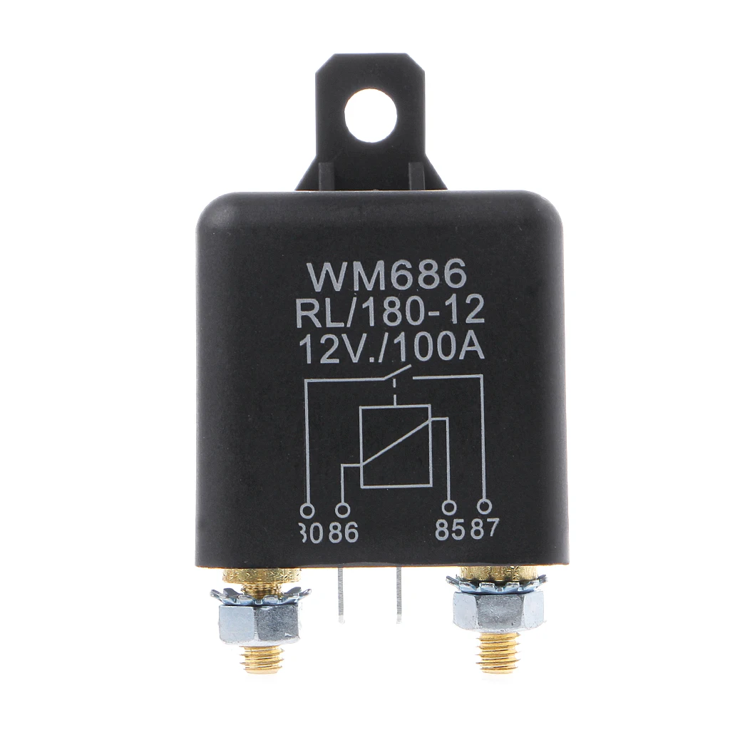 Прямая поставка 12 В 100Amp пусковое реле 4Pin сверхмощный переключатель