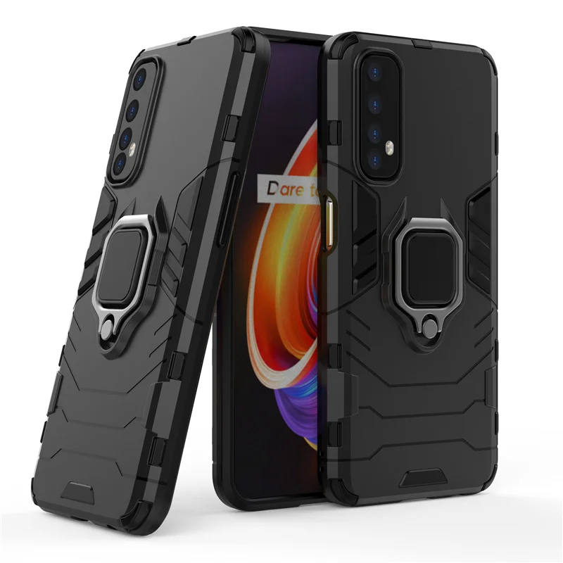 

Holder Case For OPPO Realme Nazo 30 4G Cover For Realme Nazo 30 4G Capas Armor Magnetic Holder Case For Realme Nazo 30 4G Fundas