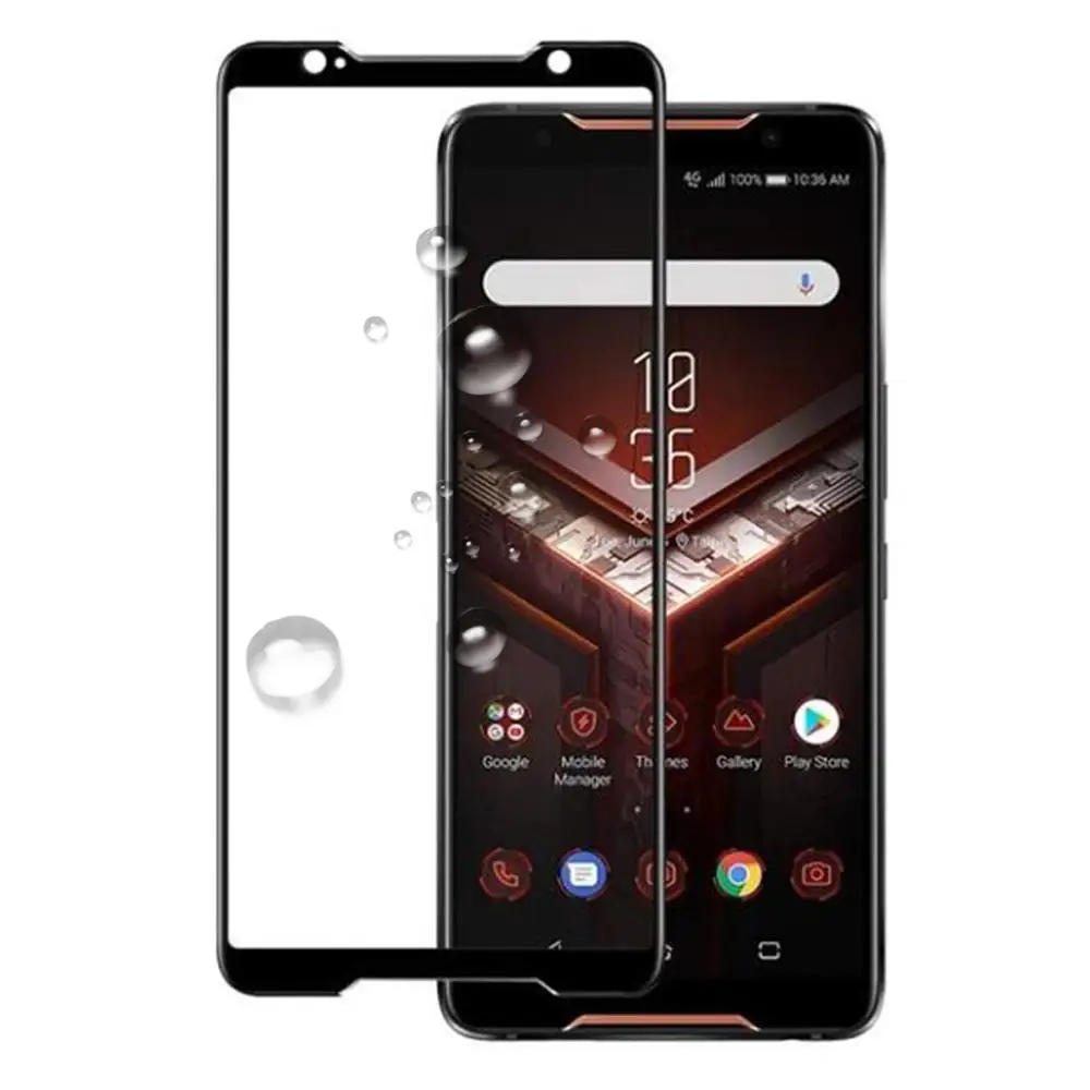 3D 9H полное покрытие закаленное стекло для Asus Zenfone Rog II 2 Phone ZS600KL Защитная пленка