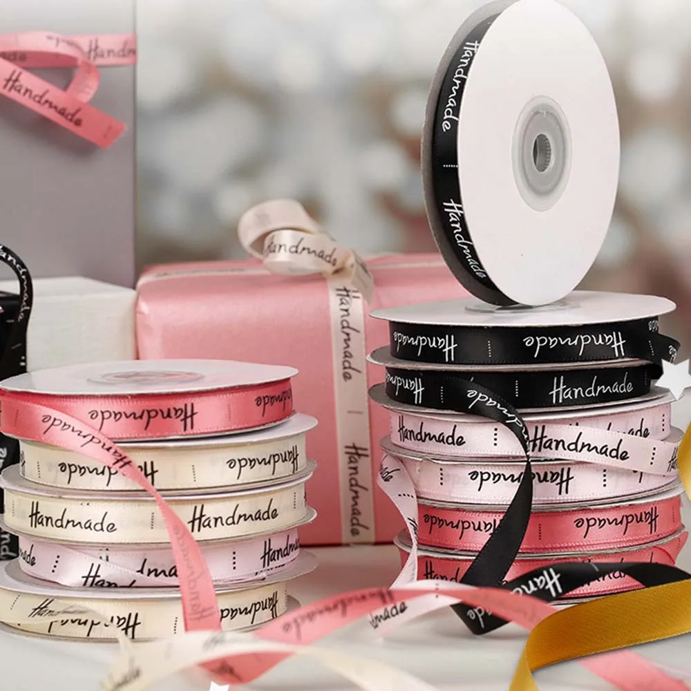 

25 Yards Ribbon Handmade For Bow Craft Wedding Party DIY Decoration Gift packaging accessories