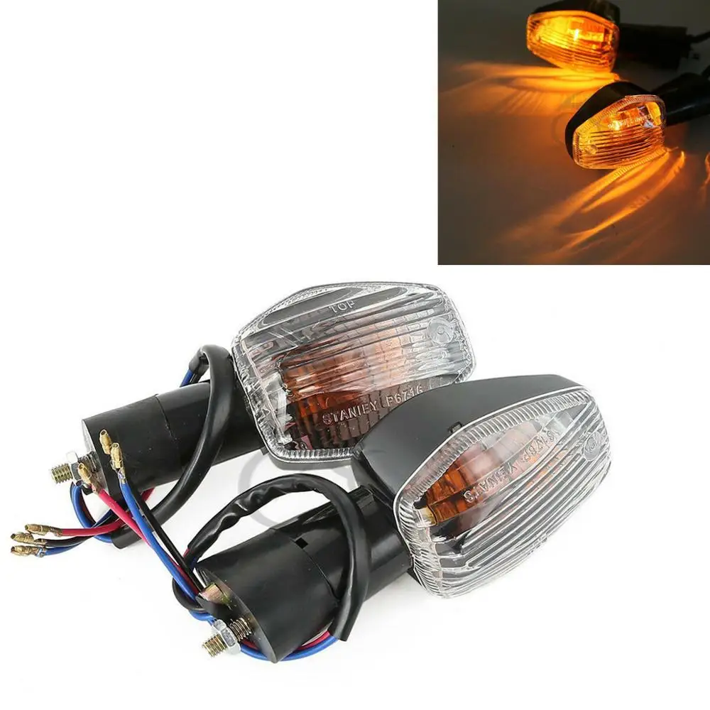 

Сигналы поворота для мотоциклов HONDA CBR 600 CBR 1000RR CB 400 CB900 900, прозрачные/оранжевые