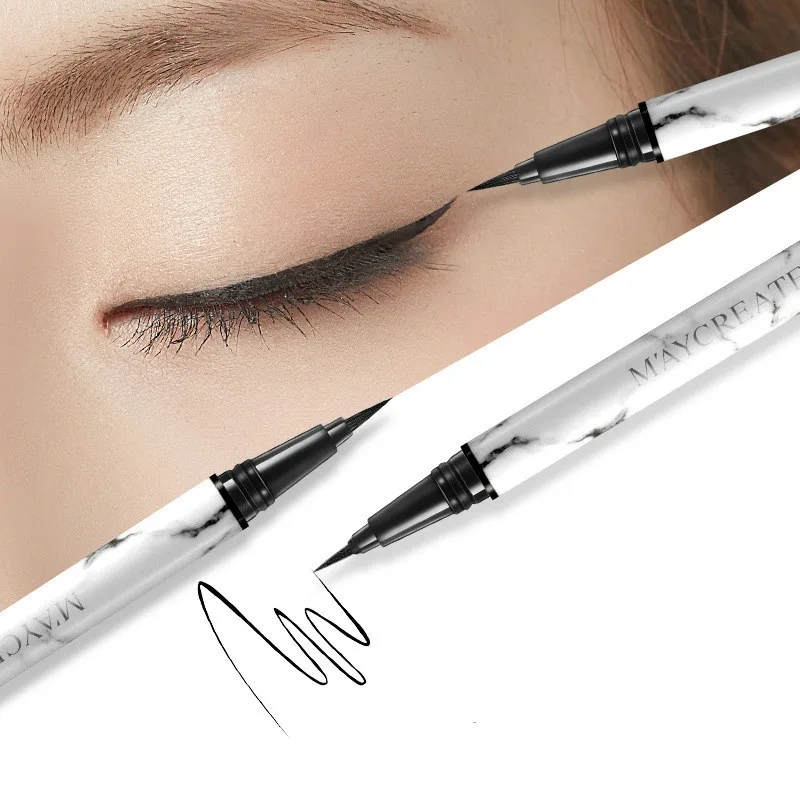 

2 Color Brown Eye Pencil Black Liquid Eyeliner Beauty Waterproof Long-lasting Natural Liner Brand Makeup Cosmetics