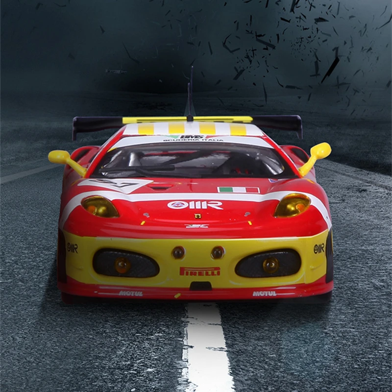 

Bburago New 1:43 Ferrari 488 f430 GT2 car model and toy car die-casting static model collection dedicated Le Mans rally car