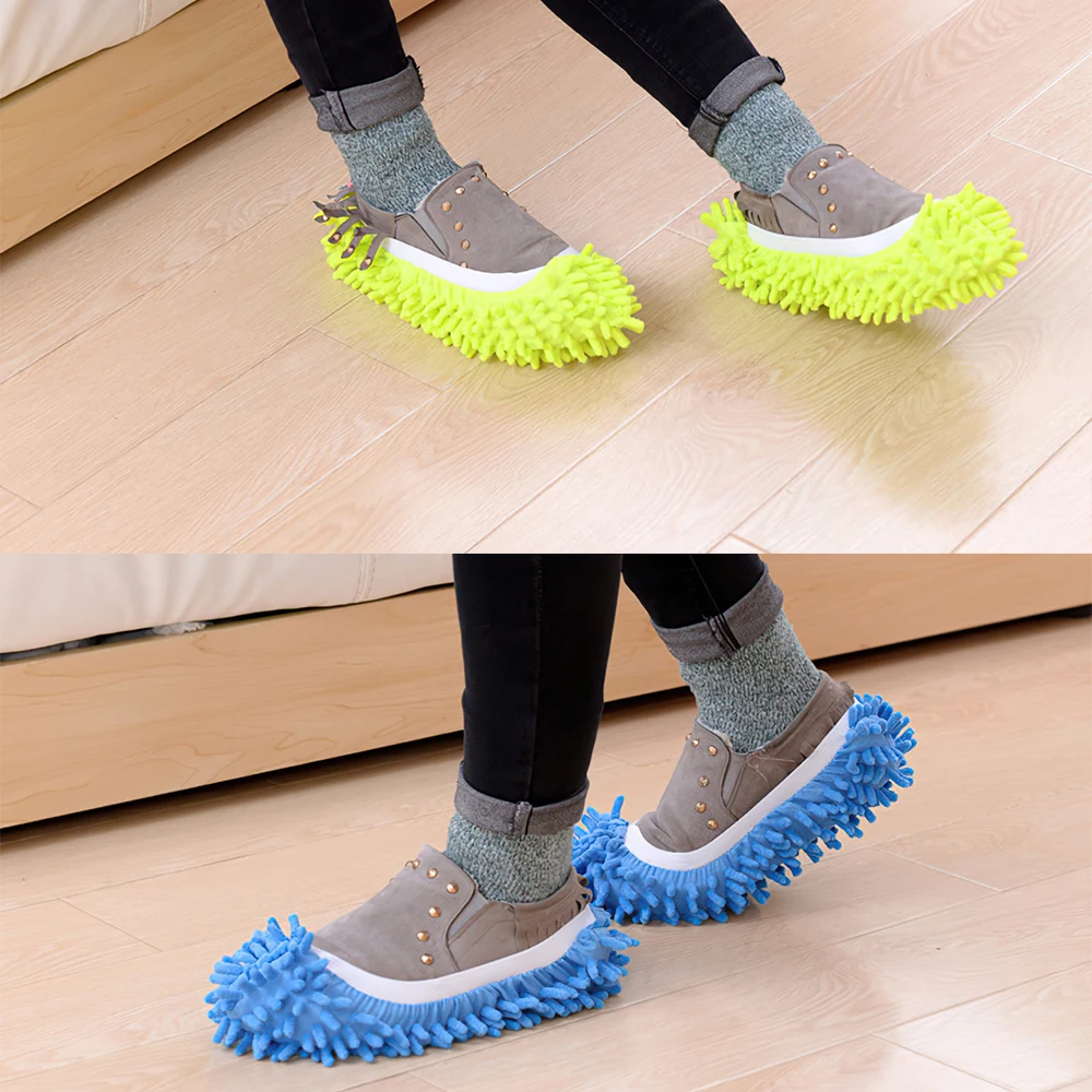 Многофункциональная накладка на обувь для удаления пыли Швабра тапочки салфетки