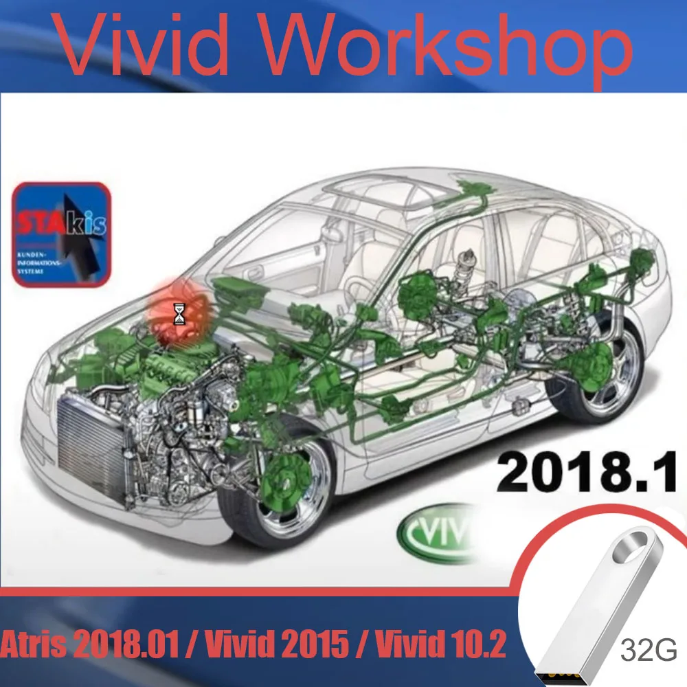 Лидер продаж 2022 автомобильные яркие данные 2018 01 (Atris-Technik) link 32 ГБ USB CD DVD