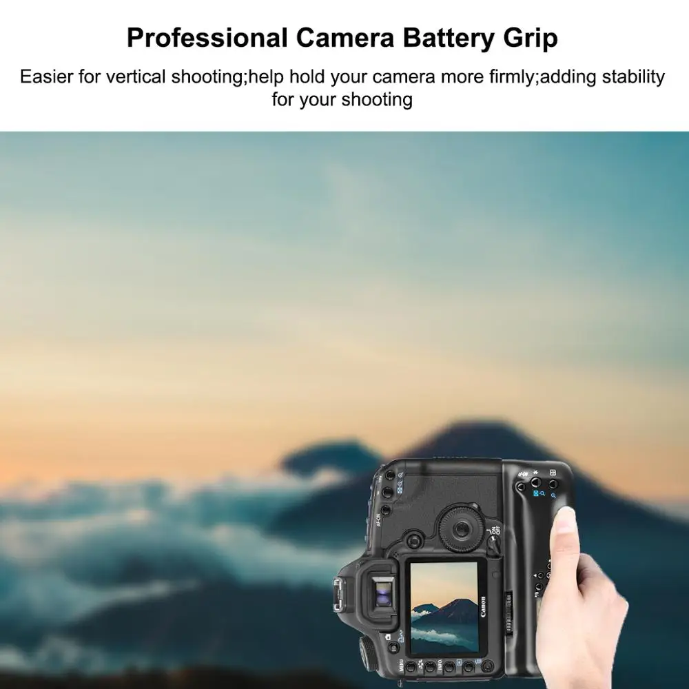MEKE Meike MK 5D2L ЖК-таймер батарейный блок для Canon EOS 5D Mark II + RC5 беспроводной