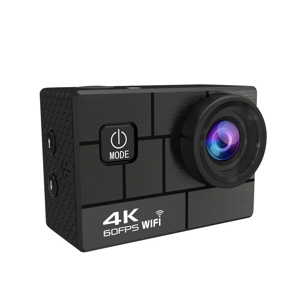 Скидка Экшн-камера 24 МП, Wi-Fi, Ultra HD, 4K, 60fps, IPS экран 2,0 дюйма, Спортивная камера на шлем-камера, водонепроницаемая видеозапись на расстоянии 30 м