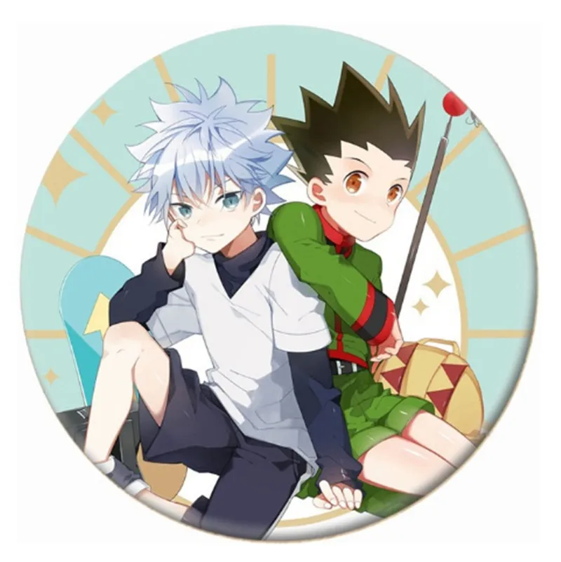 Аниме Hunter X броши значки для косплея рюкзака киллуа булавка ювелирное изделие