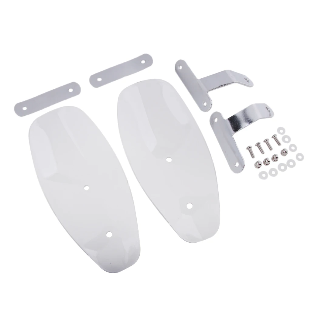 

2 Pieces Motorcycle Hand Guard + 2 Pieces Mounting Bracket (left And Right) + 2 Pieces Extend The Mounting Bracket