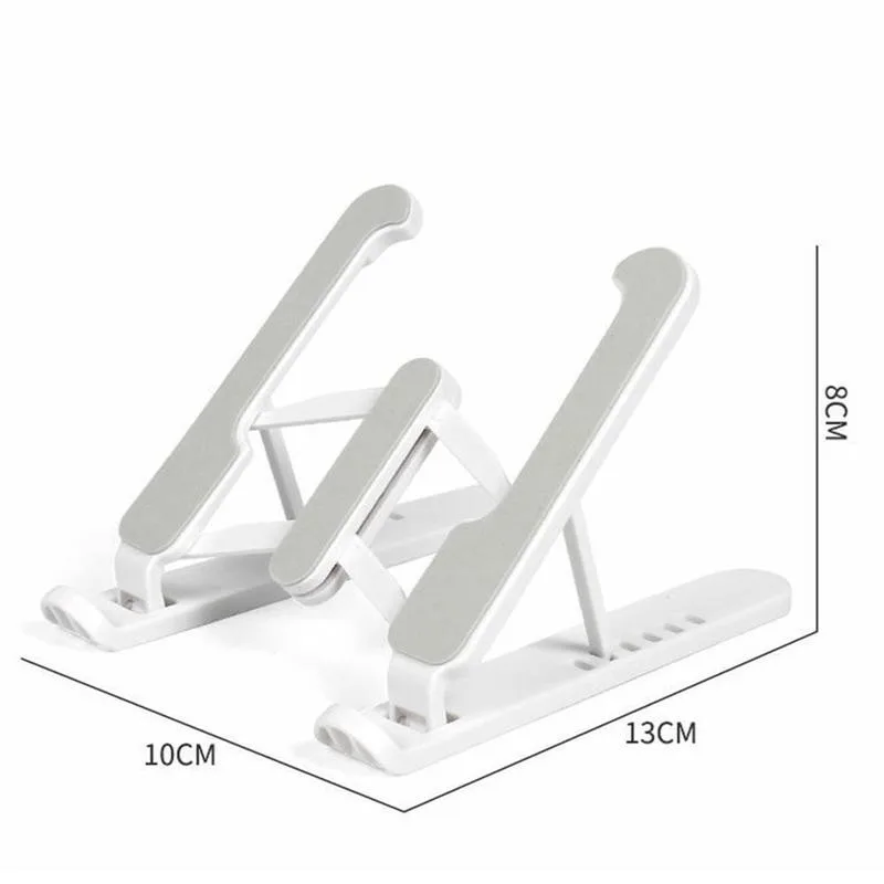 

Foldable Laptop Stand for MacBook ABS Lightweight Bracket Notebook Holder for Apple MINI Tablet Cellphone Holder Adjustable