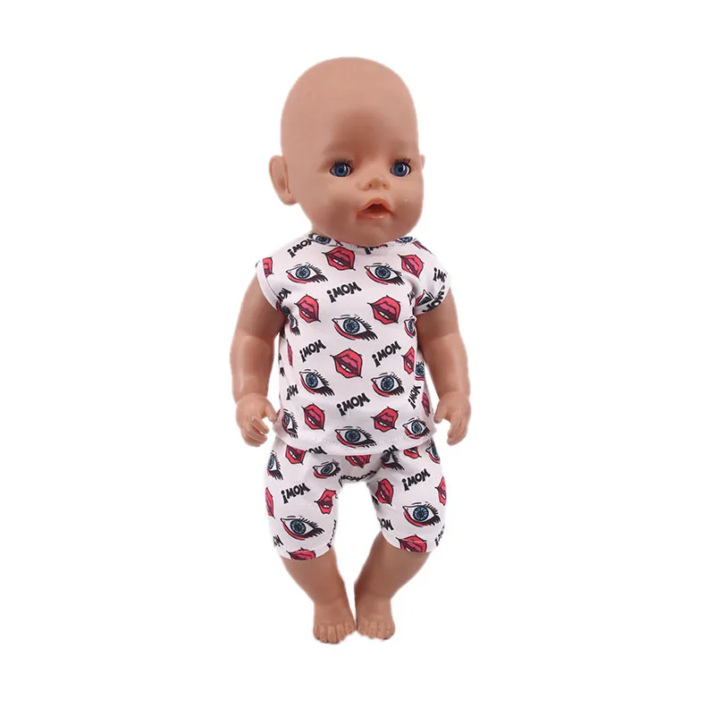 2 шт./компл. Повседневная кукольная одежда нижнее белье для 18 дюймовой