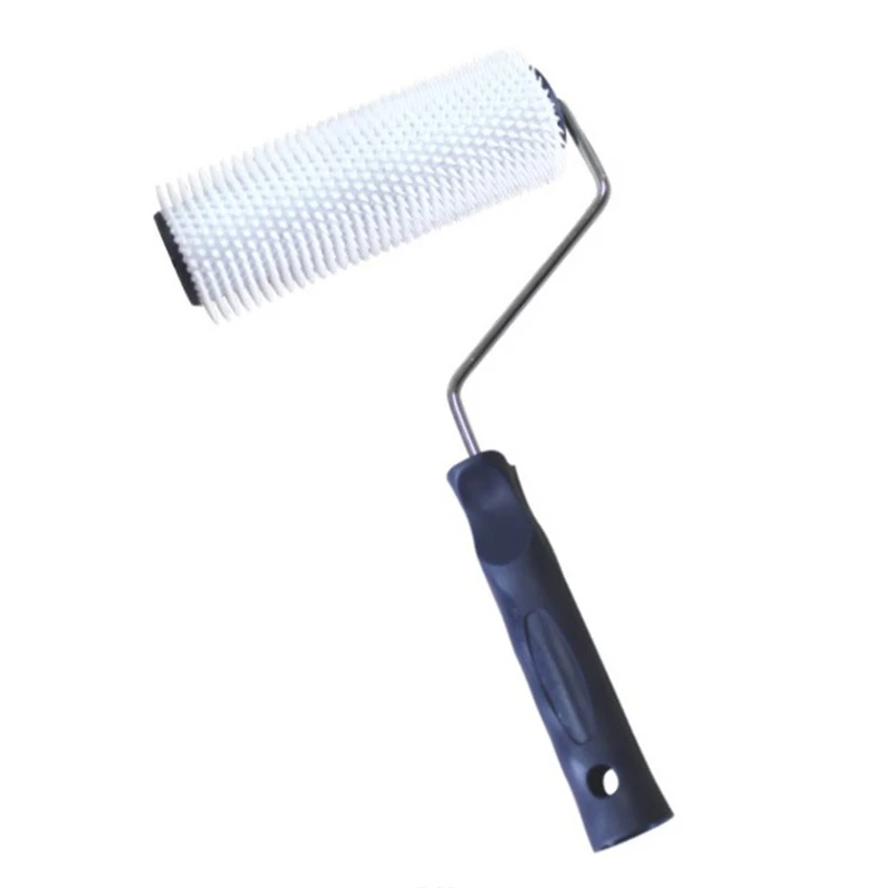 

Cement Tool Durable Portable Professional Paint Spiked 13mm Teeth Height Plastic Handle Brush Roller Bubble Remove Self Leveling
