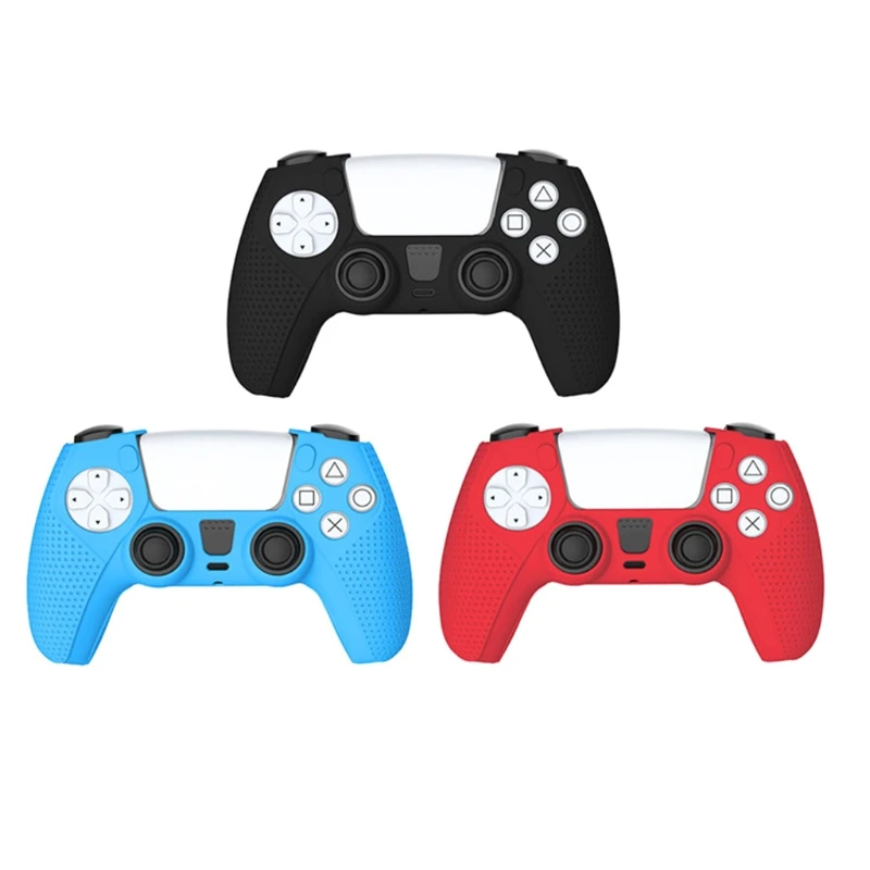 

Non-Slip Silicone Protective Cover Case Compatible Gamepad PS5 Controller Skins