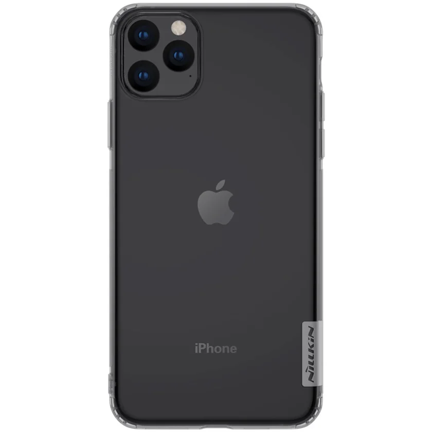 Gray Чехол Nillkin для iPhone 11 Pro Max(5,8/6,1/6,5), Натуральный прозрачный мягкий кремний, TPU задняя крышка для iPhone11 Pro - Цвет: Gray