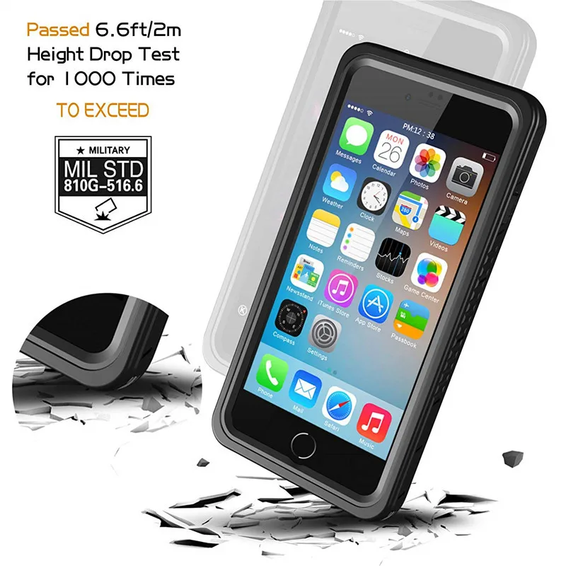 Настоящий водонепроницаемый чехол для iPhone 11 Pro Max X XS 5 5S SE 2020 6 6S 7 8 Plus ударопрочный