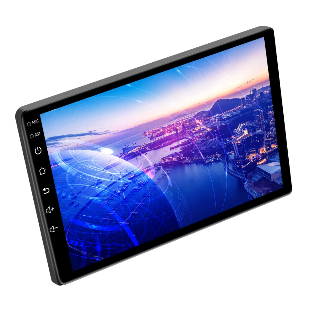 Автомагнитола на Android 10 1 мультимедийный видеоплеер с дисплеем дюйма GPS Wi