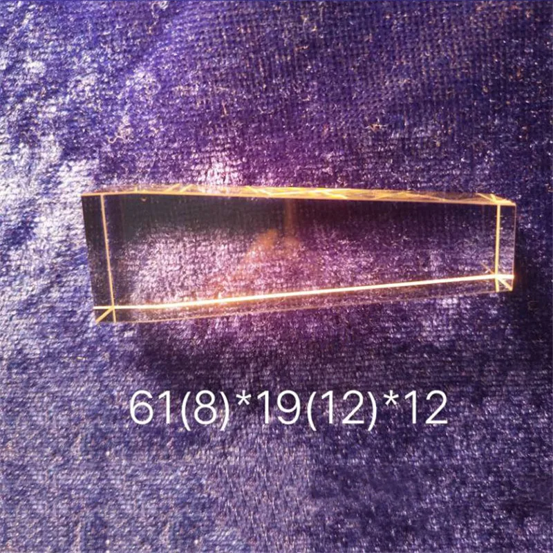 Китайский завод по индивидуальному заказу 61(8)X19(12)X12mm Призма солнечной энергии