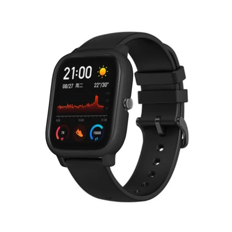 7в1 упаковка для huami Amazfit GTS ремешок кожаный ремешок умный ремешок для часов браслет PC чехол оболочка gts Защитная пленка для экрана