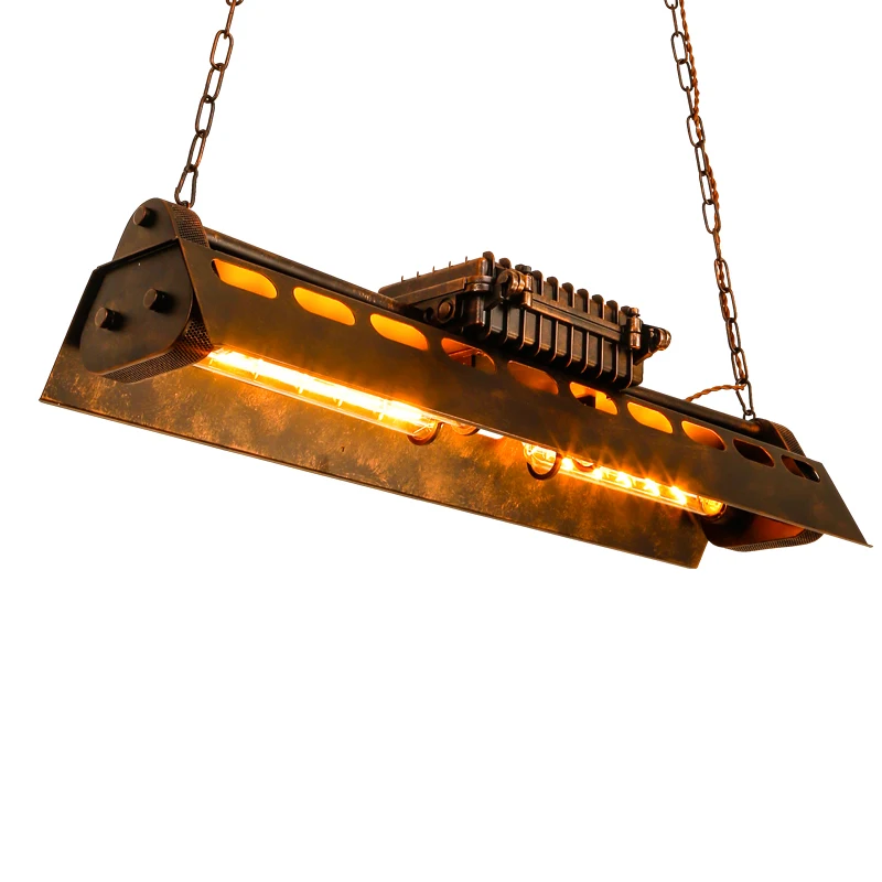 

Industrial Style Chandelier Creative Personality Loft Retro Nostalgic Restaurant Office American Iron Droplight Bar Lamp