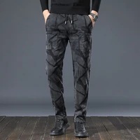 mens fashionable pants elastic pocket straight new long in camouflage print bind cultivate ones morality 2021 favourite