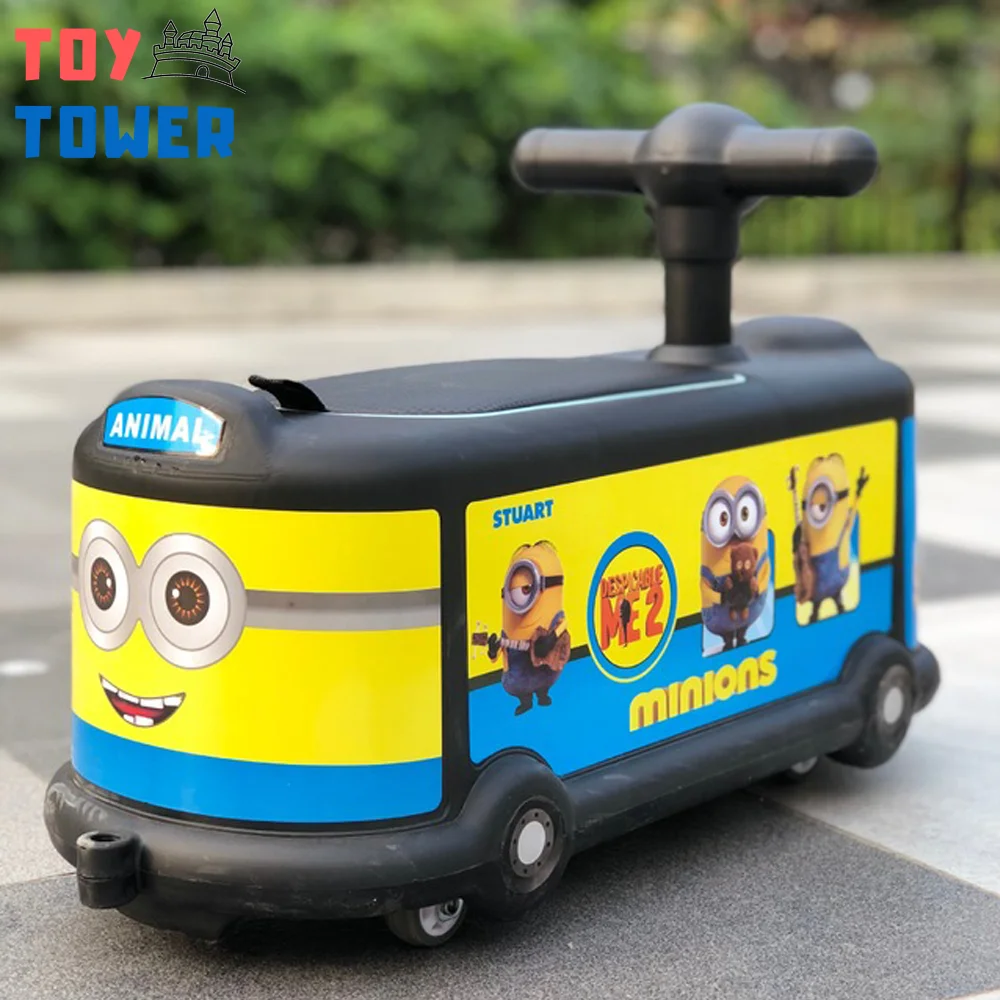 Детский скутер игрушечный автомобиль с универсальным четырехколесным ходунком