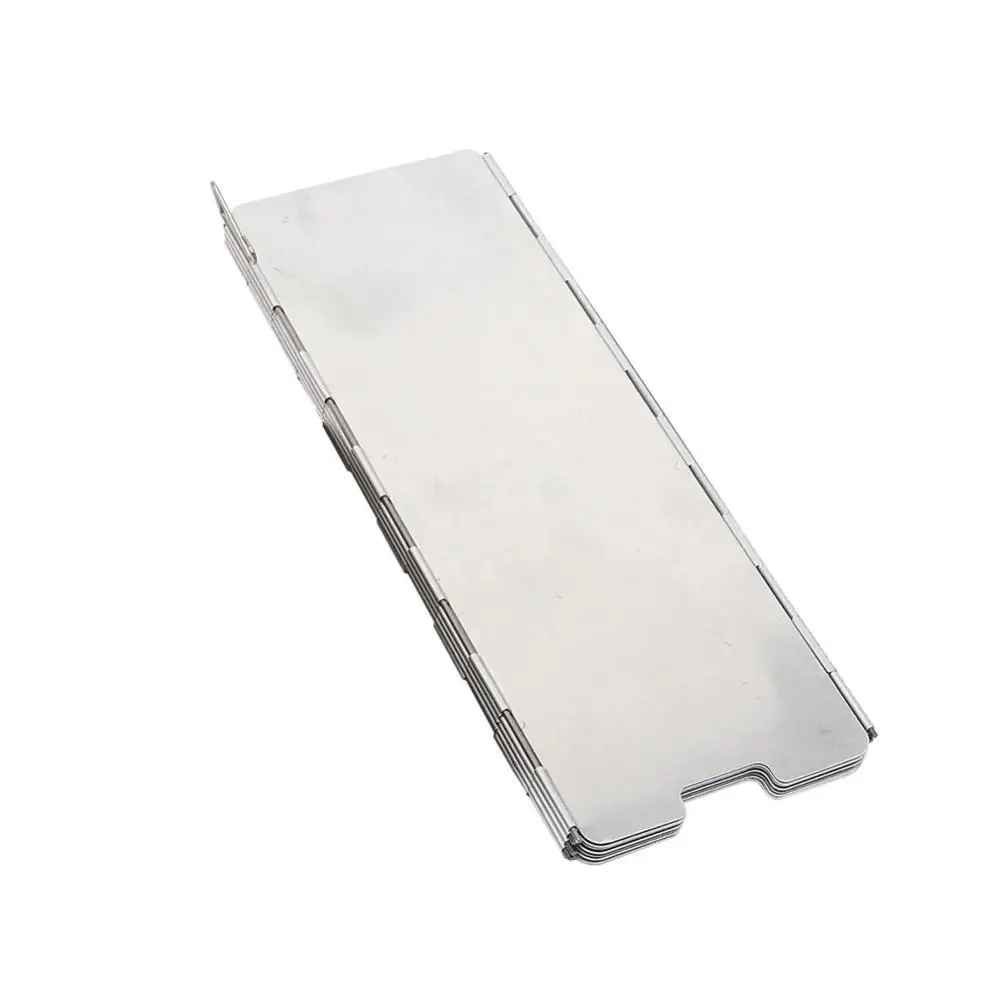 

60% Hot Sale 8 Plates Stove Wind Shield Screens Camping Foldable Cooker Gas Board Windshield Camping Equipment