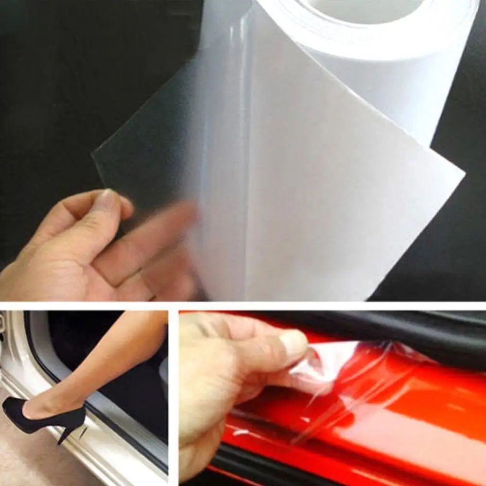 

50% Hot Sales 15x300cm Clear Car Door Bumper Hood Paint Protection Film Anti Scratch Wrap