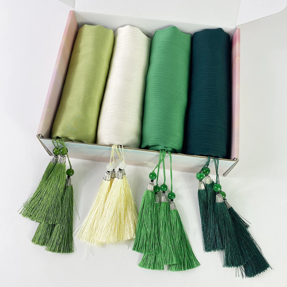 

Однотонный однотонный Шелковый Хиджаб с мерцанием, 1 шт.