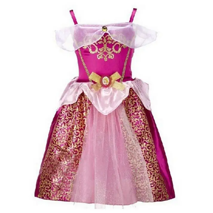 CNJiaYun Princess Girls Cinderella Dress Kids Clothing Snow Rapunzel Aurora Christmas Costume For Dresses | Детская одежда и обувь