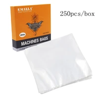 250pcsset tattoo disposable cover for tattoo machine clip cord sleeve cover bag tattoo machine supply storage pouch white color