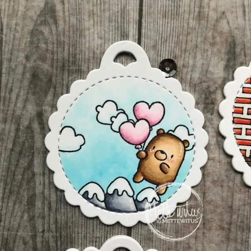 Металлические Вырубные штампы трафарет сердце круг квадратный бант рамка фон