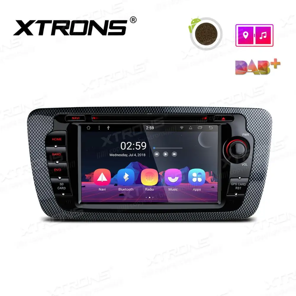 XTRONS 7 &quotAndroid 8 1 радио GPS WIFI Автомобильный dvd плеер для Seat Ibiza MK4 6J SportCoupe Ecomotive Cupra 2009 2010