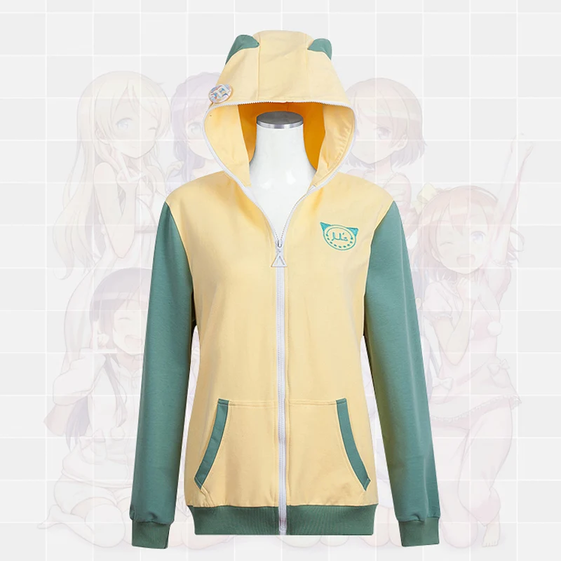 Костюм для косплея из аниме LoveLive толстовка с капюшоном Love Live куртки Hoshizora Rin топ