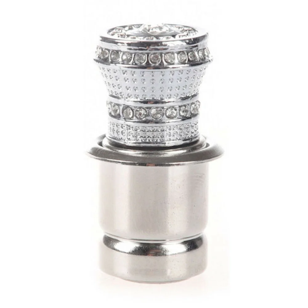 

Tobacco Car Lighter Bling Auto Car Ignition Tool 12V Rhinestone Silver