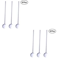 12 pcs pack stainless steel round shape metal drinking spoon straw reusable straws cocktail spoons set